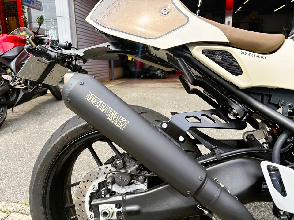 【30周年20thプロジェクト】XSR900モリワキマフラーコンプリート